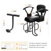 OUSEXI Rear Child Bike Seat,Kids Seat for Adult Bike, Toddlers Rear Mount Bike seat Design for Children Aged 2 to 8 Years Old, Rear Frame Mounted Baby Bike Seats Kids Safety (Black-a) view 3
