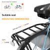OUSEXI Rear Child Bike Seat,Kids Seat for Adult Bike, Toddlers Rear Mount Bike seat Design for Children Aged 2 to 8 Years Old, Rear Frame Mounted Baby Bike Seats Kids Safety (Black-a) view 4