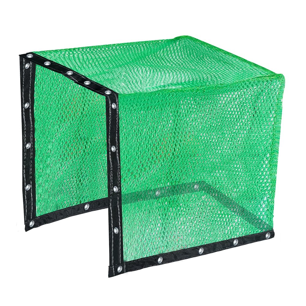 Aoneky Green HDPE Golf Cage Net - 10x10x10ft