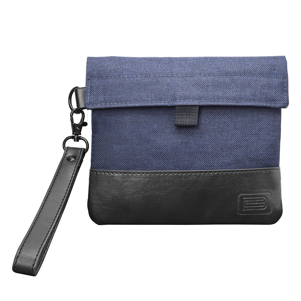 Free Boy Small Smell Proof Bag 6.9x 6.3inches Smell Proof Pouch, Odor Proof Bag for Storage and Travel,Travel bags,Money Bag-Dark Blue