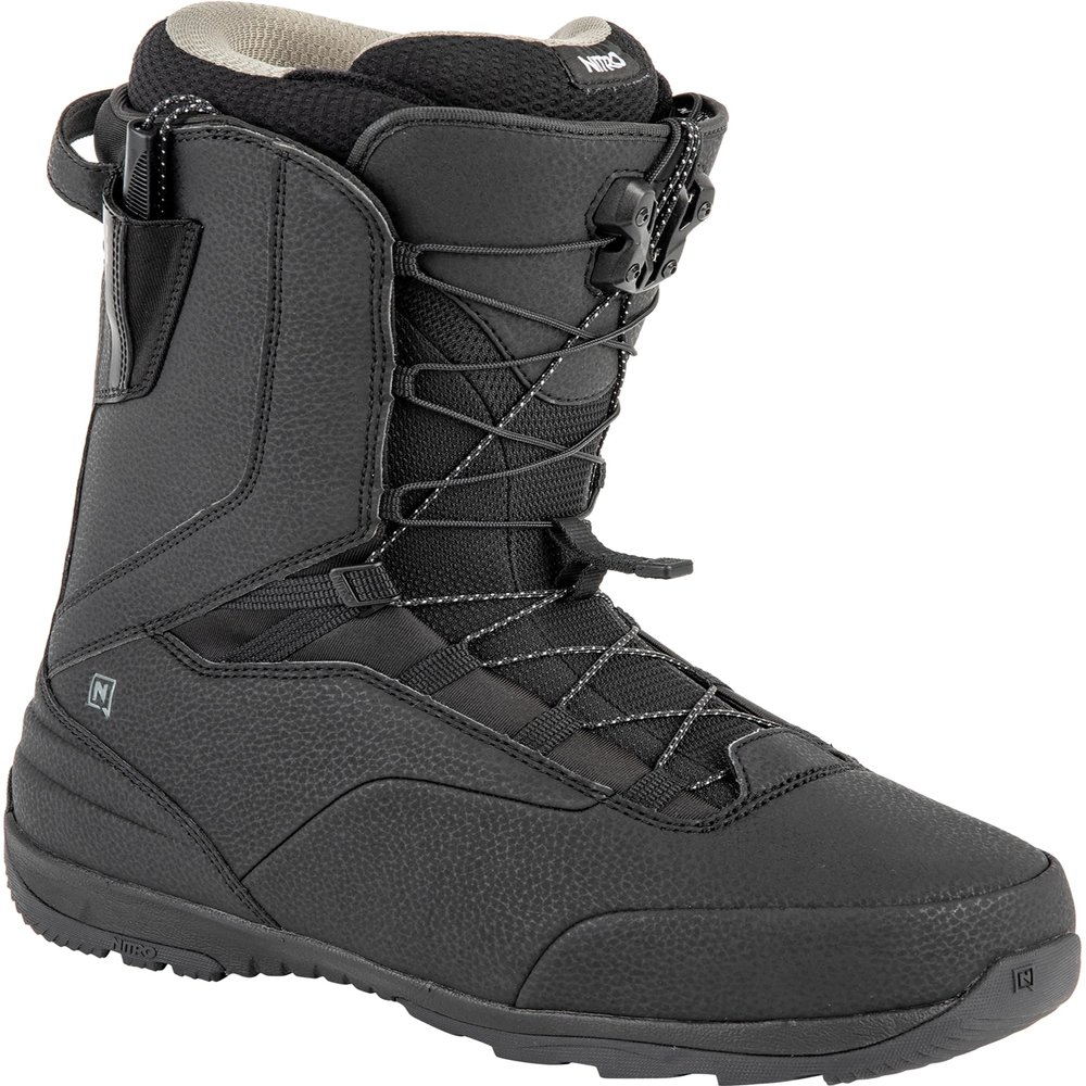 Nitro Venture TLS Men's Snowboard Boots (12, Black)