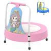 LANGXUN Mermaid Mini Trampoline for Toddlers and Girls - Indoor Trampoline Toy for Ages 6 Months to 4 Years - Christmas and Birthday Gifts view 1