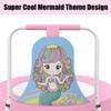 LANGXUN Mermaid Mini Trampoline for Toddlers and Girls - Indoor Trampoline Toy for Ages 6 Months to 4 Years - Christmas and Birthday Gifts view 2