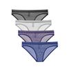 COMLIFE Men's See Through Mesh Low Rise Sheer Lingerie Cool Triangle Briefs Underwear 4 Pack view 1