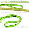 CAPARK 53 Inches Nylon Daisy Chains Rope Climbing Lanyard Straps Looped Strong Slings 23 kN Aerial Yoga Webbing view 3