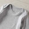 Acwssit New To The Cousin Crew Baby Boy Clothes Unisex Funny Baby Bodysuit 0-3 months graylong view 2