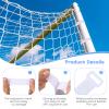 30 Pcs Goal Net Straps Soccer Attachment Trap White for Holding Nets to The Goal Posts for Boys Kids Training 14 x 0.8 Inch(Stylish Style) view 3