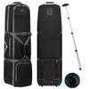 GoHimal Golf Travel Bag with Adjustable Support Rod, 900D Heavy Duty Oxford Fabric Golf Travel Case for Airlines with Wheels view 1