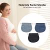 3pcs Maternity Pants Extender, Adjustable Waist Extenders, Professional Portable Soft Elastic Pregnancy Waistband Extender, Wholesale Business view 2