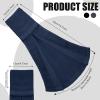 Moukeren 3 Pcs Football Field Towel Quarterback Accessories Cotton Sports Sweat Towel with Hook and Loop Fastener for Football, Golf, Gym(Black, White, Navy) view 2