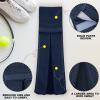 Moukeren 3 Pcs Football Field Towel Quarterback Accessories Cotton Sports Sweat Towel with Hook and Loop Fastener for Football, Golf, Gym(Black, White, Navy) view 3
