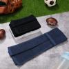 Moukeren 3 Pcs Football Field Towel Quarterback Accessories Cotton Sports Sweat Towel with Hook and Loop Fastener for Football, Golf, Gym(Black, White, Navy) view 4