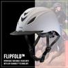 Troxel Intrepid Saddle Horse Riding Helmet, Low-Profile Adjustable Design, Safety Horseback Riding Gear, Medium (7 - 7-1/4), White view 3
