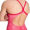 ARENA Women's Kikko Light Drop Back One Piece - Chlorine Resistant, UV Protection, Supportive Thin Straps Swimsuit,Red-Multi Red,20 view 4