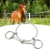 Fdit 125mm Stainless Steel Snaffle Bit 5 Inch Horse Bits Horse Hollow Jointed Mouth Loose Outdoor Training Equipment view 4