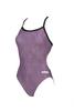 ARENA Kikko Womens Chlorine Resistant Athletic One Piece Swimsuit, Bathing Suit for Lap Swimming, Swim Competition & Water Sports-Purple view 3