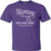 5X-Large Purple Mens Let's Eat Kids Funny T-Rex Punctuation Saves Lives T-Shirt view 1