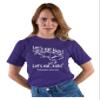 5X-Large Purple Mens Let's Eat Kids Funny T-Rex Punctuation Saves Lives T-Shirt view 2
