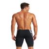 ARENA Men's Racing Swimsuit Solid Swim Jammers Endurance Long Compression Shorts,Tropicals Swimwear, Black-Black Multi, 20 view 2