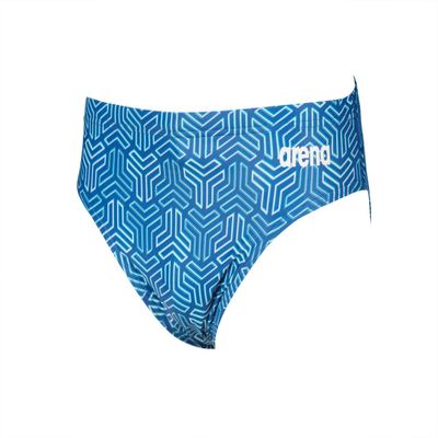 ARENA Men's Kikko Brief - Training Swim Briefs with UV Protection, Chlorine Resistance, Quick Drying Stylish Men's Swimwear,Royal-Multi Royal