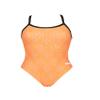 ARENA Kikko Womens Chlorine Resistant Athletic One Piece Swimsuit, Bathing Suit for Lap Swimming, Swim Competition & Water Sports-Orange view 4