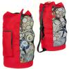Fitdom Heavy Duty XL Soccer Mesh Equipment Ball Bag w/Adjustable Shoulder Strap Design for Coach. with an Over-Sized Front Pocket for Sporting Accessories. Best for All Outdoor & Water Gears view 1