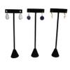 CuteBox Black Velvet 7.5" Earring Ts 6pcs for Jewelry Display, Retail, Home Use, Tradeshows, Showcase, Display Case, for Post, Hook, Loop, Stud, Dangle Earrings view 1