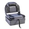 DeckMate Hinge Mount High Back Seats With Seat Box - Charcoal & Black view 1