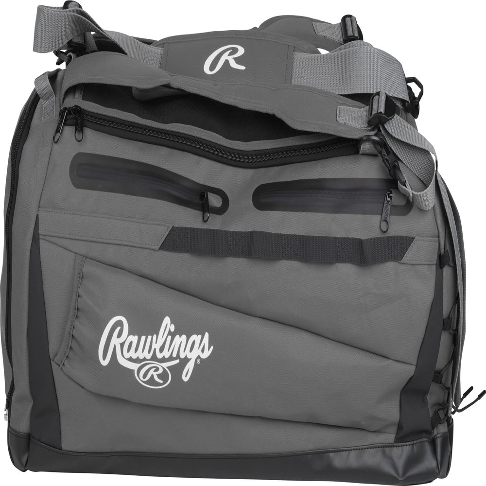 Rawlings | MACH Hyrbid Backpack/Duffle Equipment Bag | Baseball & Softball | Graphite