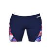 ARENA Men's Racing Swimsuit Solid Swim Jammers Endurance Long Compression Shorts,Tropicals Swimwear, Navy-Red Multi, 20 view 3