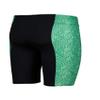 ARENA Kikko Men's Competitive Swim Training Bathing Suit for Men Chlorine Resistant UV Protection Low Drag Athletic Jammers,Black-Multi Green view 2