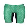 ARENA Kikko Men's Competitive Swim Training Bathing Suit for Men Chlorine Resistant UV Protection Low Drag Athletic Jammers,Black-Multi Green view 3