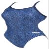ARENA Kikko Womens Chlorine Resistant Athletic One Piece Swimsuit, Bathing Suit for Lap Swimming, Swim Competition & Water Sports-Navy-Multi Navy view 1
