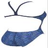 ARENA Kikko Womens Chlorine Resistant Athletic One Piece Swimsuit, Bathing Suit for Lap Swimming, Swim Competition & Water Sports-Navy-Multi Navy view 3