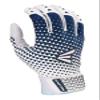 Easton | GHOST NX Fastpitch Softball Batting Gloves | Adult Medium | White/Navy view 2