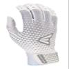Easton | GHOST NX Fastpitch Softball Batting Gloves | Adult X-Large | White/Silver view 2