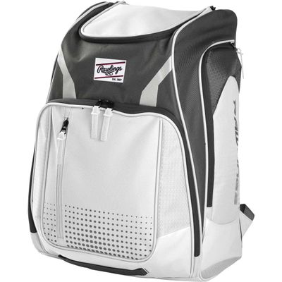 Rawlings | LEGION Backpack Equipment Bag | Baseball & Softball | White