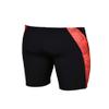ARENA Men's Racing Swimsuit Solid Swim Jammers Endurance Long Compression Shorts,Tropicals Swimwear, Black-Red Multi, 20 view 4