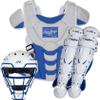 Rawlings | Velo Fastpitch Softball Catcher's Set | NOCSAE Certified | Adult Ages 15+ | Royal/White view 1