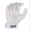 Easton | GHOST NX Fastpitch Softball Batting Gloves | Adult Small | White/Carolina Blue view 3