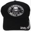2nd Amendment 1789 America's Original Homeland Security Black Cotton Adjustable Embroidered Baseball Hat Cap view 3