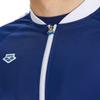 ARENA Men's Team Relax IV Track Jacket Front Zip Side Pockets Lightweight Athletic Retro Cool Bomber Jacket, Navy/White/Navy, Large view 4
