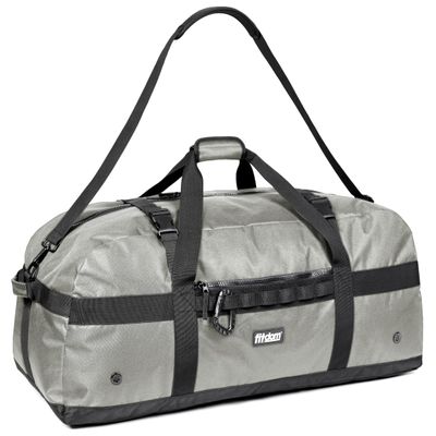 Fitdom 132L 36" Heavy Duty Extra Large Sports Gym Equipment Travel Duffel Bag W/Adjustable Shoulder & Compression Straps. Perfect for Soccer Baseball Basketball Hockey Football Team Coaches & More