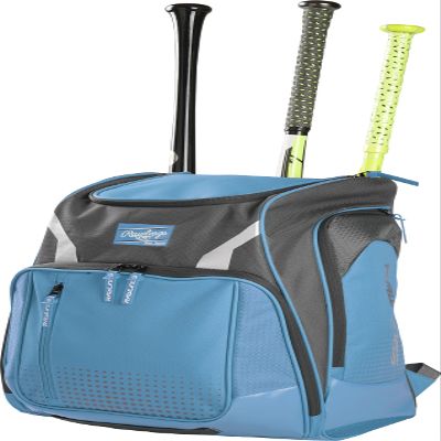 Rawlings | LEGION Backpack Equipment Bag | Baseball & Softball | Columbia Blue