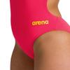 ARENA Women's Team MaxLife Swimsuit Solid Challenge Back One Piece Competition Training Bathing Suit Athletic Swimwear, Freak Rose/Neon Blue, US Size 20 view 4