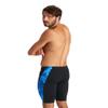 ARENA Men's Racing Swimsuit Solid Swim Jammers Endurance Long Compression Shorts,Tropicals Swimwear, Black-Royal Multi, 22 view 2