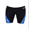 ARENA Men's Racing Swimsuit Solid Swim Jammers Endurance Long Compression Shorts,Tropicals Swimwear, Black-Royal Multi, 22 view 4