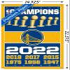 Trends International NBA Golden State Warriors - Champions 22 Wall Poster with Push Pins view 3