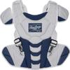 Rawlings | Velo Fastpitch Softball Catcher's Set | NOCSAE Certified | Intermediate Ages 12-15 | Navy/White view 3