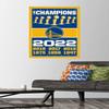 Trends International NBA Golden State Warriors - Champions 22 Wall Poster with Pushpins view 2